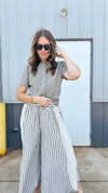 Heather Mocha SS Cardigan