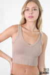 Summer Reversible Herringbone Crop