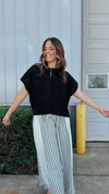 Oversized Soft Tee in Mocha