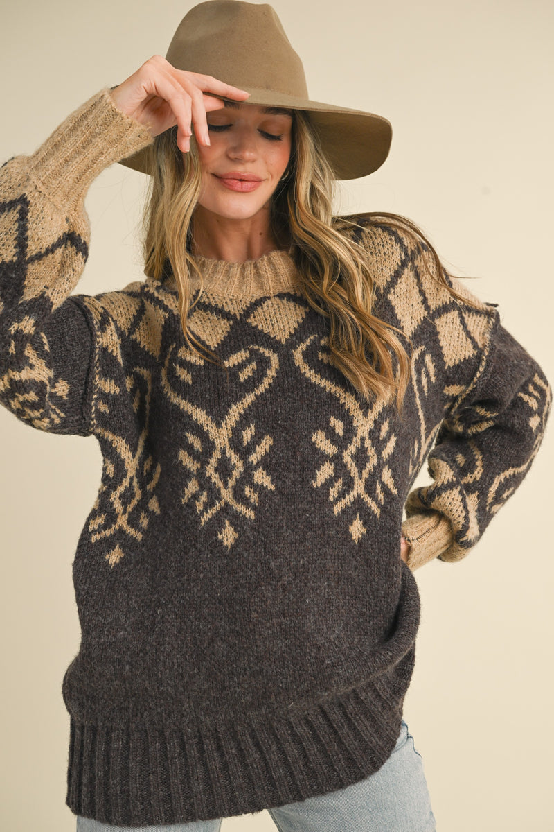 Teddy Fair isle Sweater