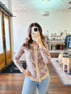 Tina Gold Button Cardigan