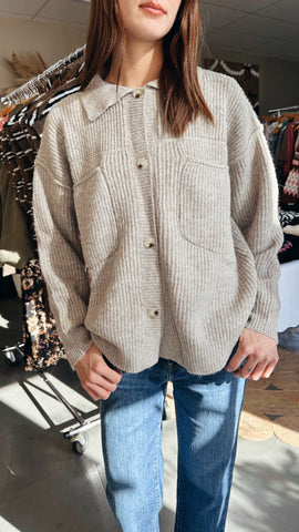 Laces Colorblock Sweater in Navy