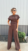 Oversized Soft Tee in Mocha