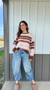 Fair-isle Pullover Sweater
