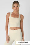 Clean Line Square Neck Crop