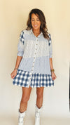 Bonny Plaid Mini Dress