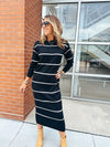 Kirsten Striped Tee Dress