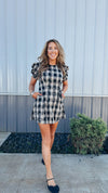 Holiday Plaid Mini Dress