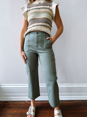 Colorblock Suede Mini Skirt