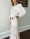 Wonderous Button Front Midi Dress