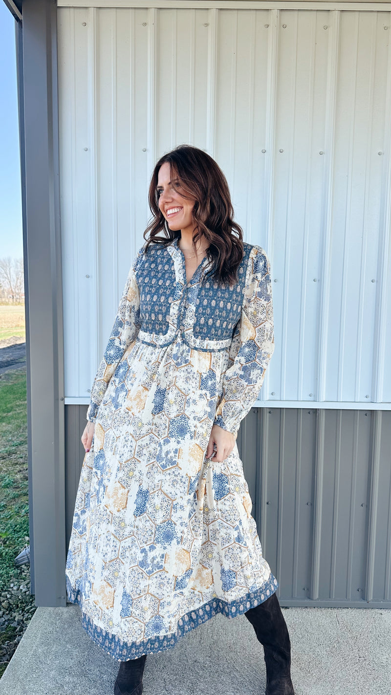 Quilted Vest Midi Dress