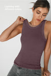 Vintage Reversible Ribbed Tank