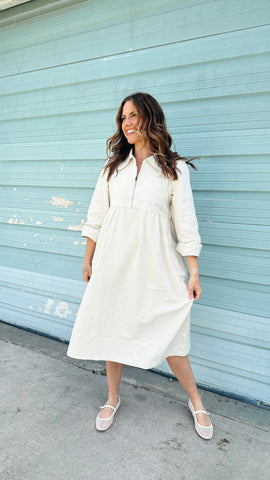 Check Mate Midi Dress
