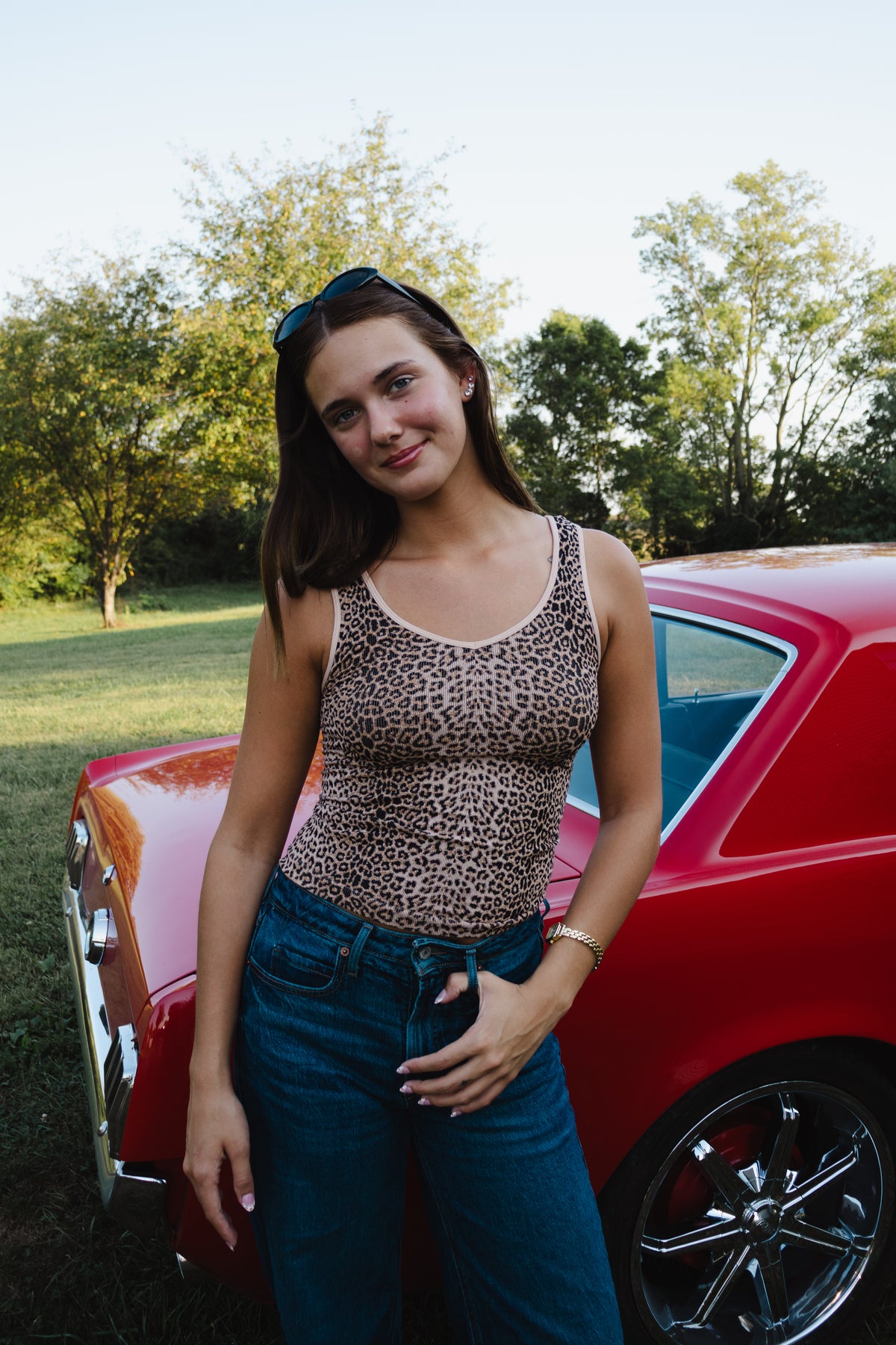 Reversible Leopard Tank Top