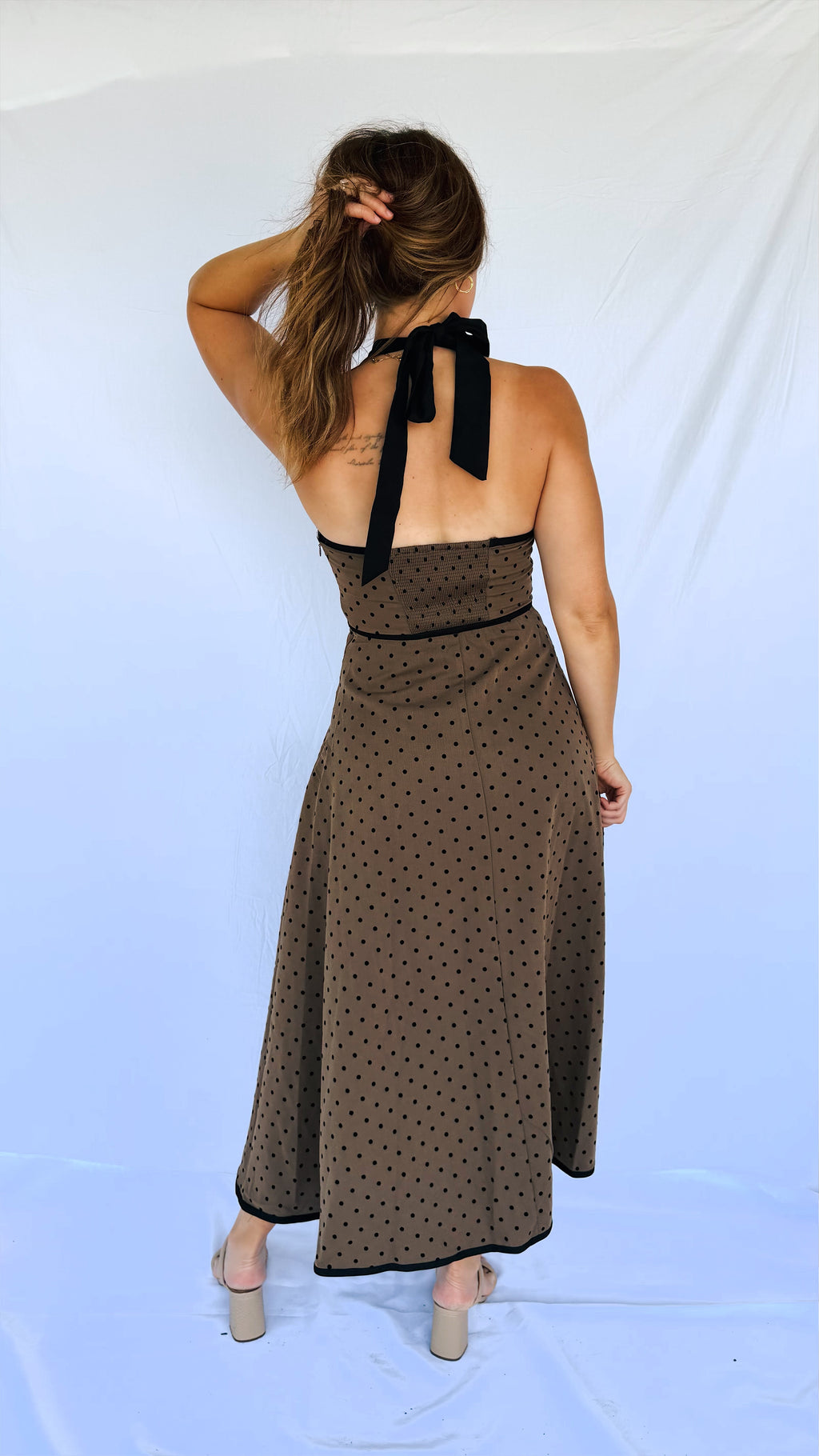 Dottie Halter Midi Dress