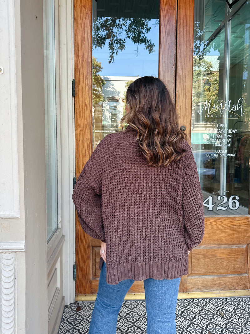 Mocha Oversized Sweater