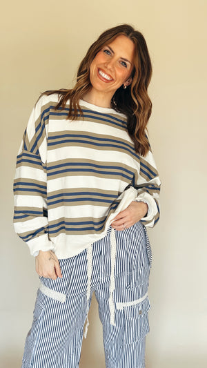 Ollie Striped Pullover