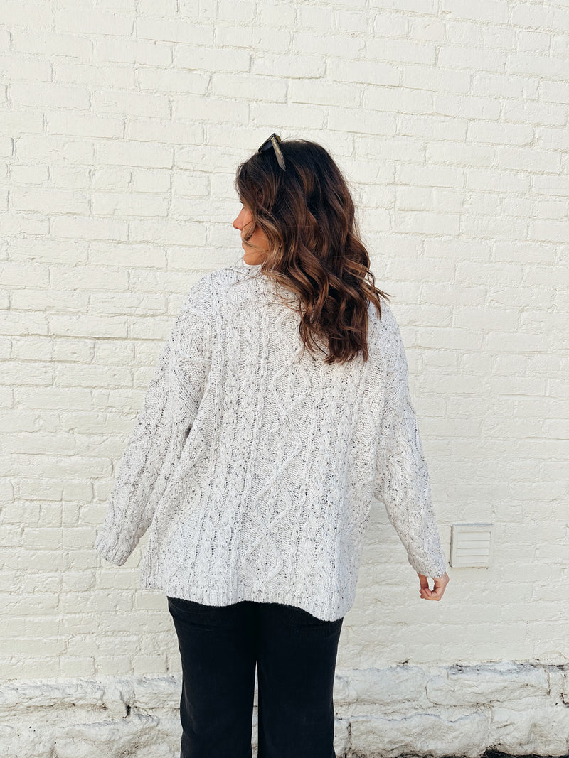 Snowdrift Cable Cardigan