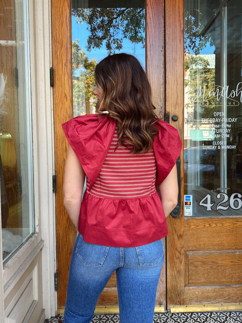 Gina Striped Blouse