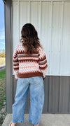 Fair-isle Pullover Sweater