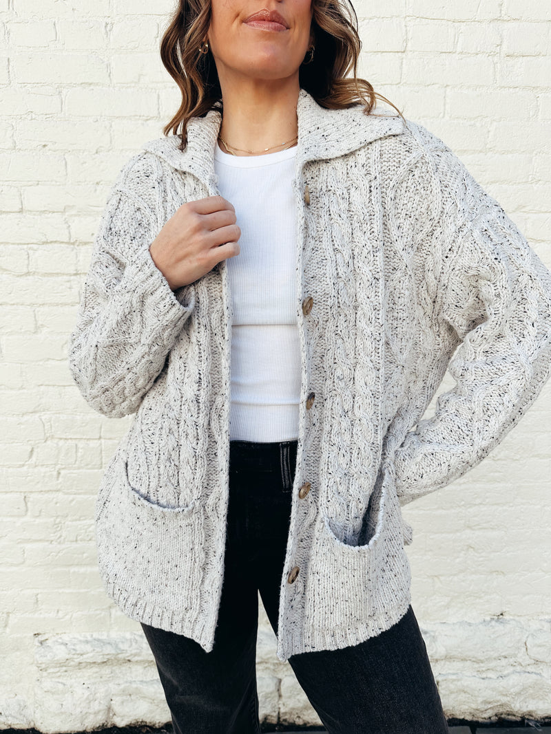 Snowdrift Cable Cardigan