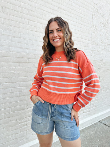 Coral Floral Cardigan