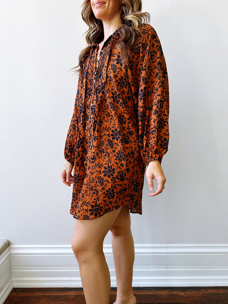 Midnight Pumpkin Tunic Dress
