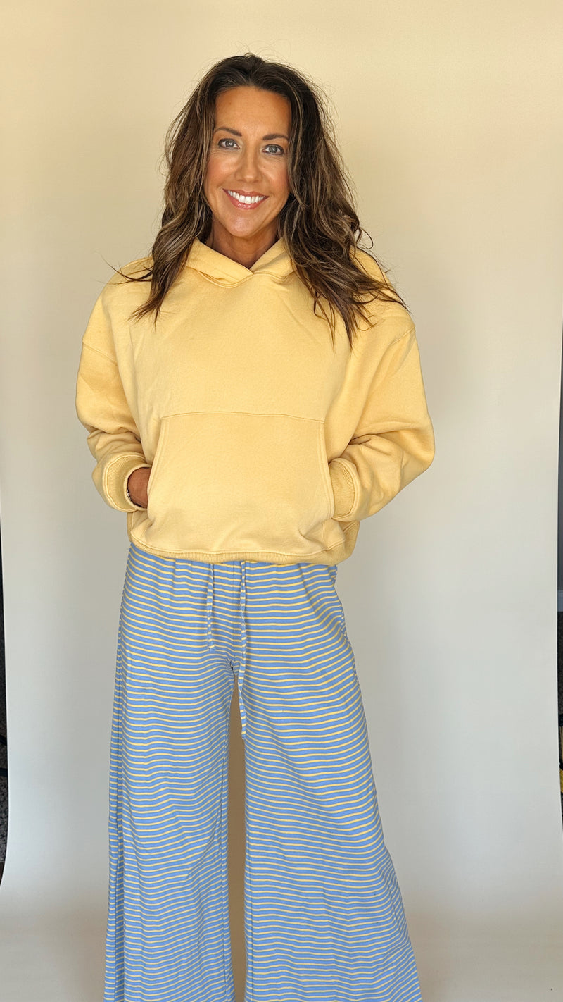 Hailey Hoodie in Butter Yellow