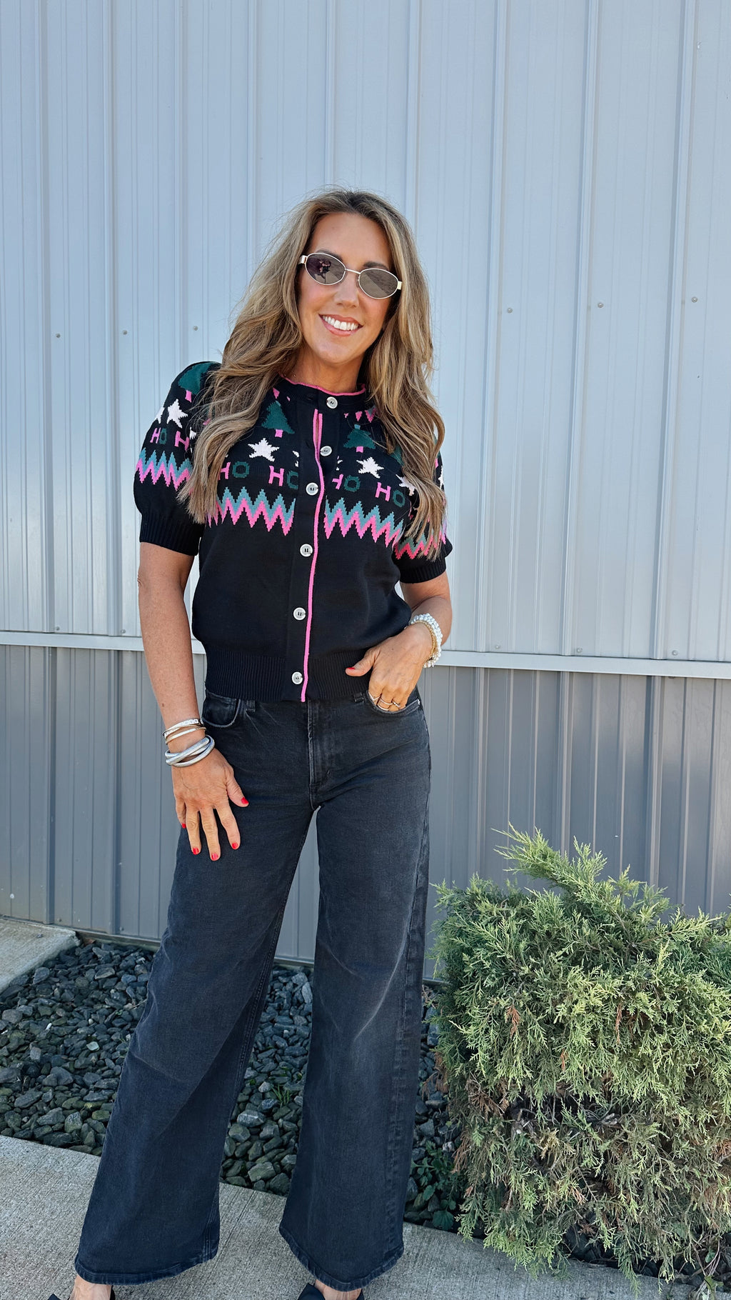 HO-HO Cardigan in Black