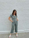 Taylor Jumpsuit in Dusty Lavender