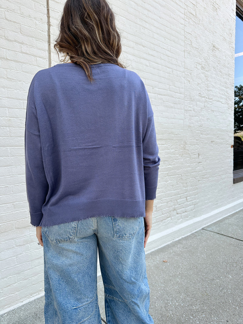 Lawson Sweater in Vintage Violet
