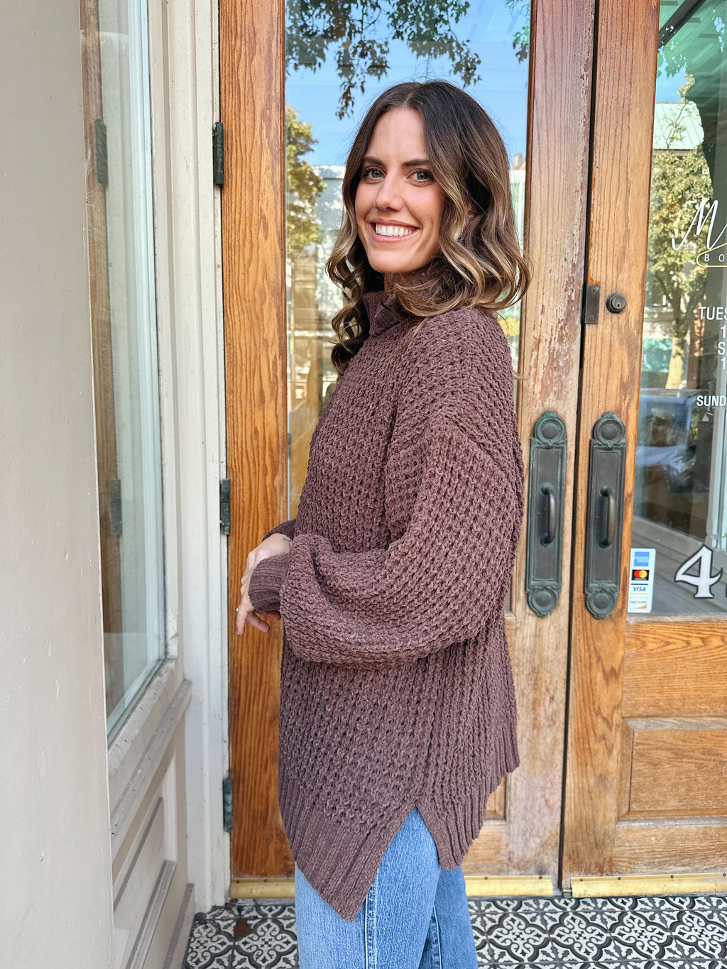 Mocha Oversized Sweater