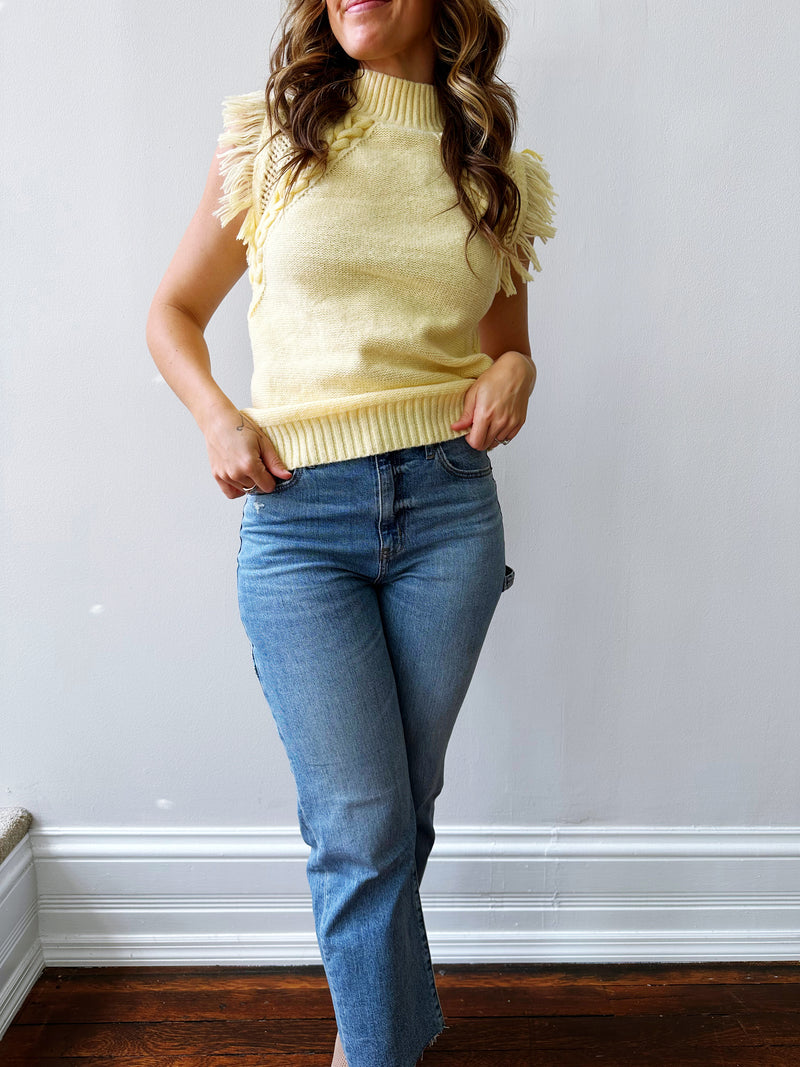 Lemonade Fringe Sweater