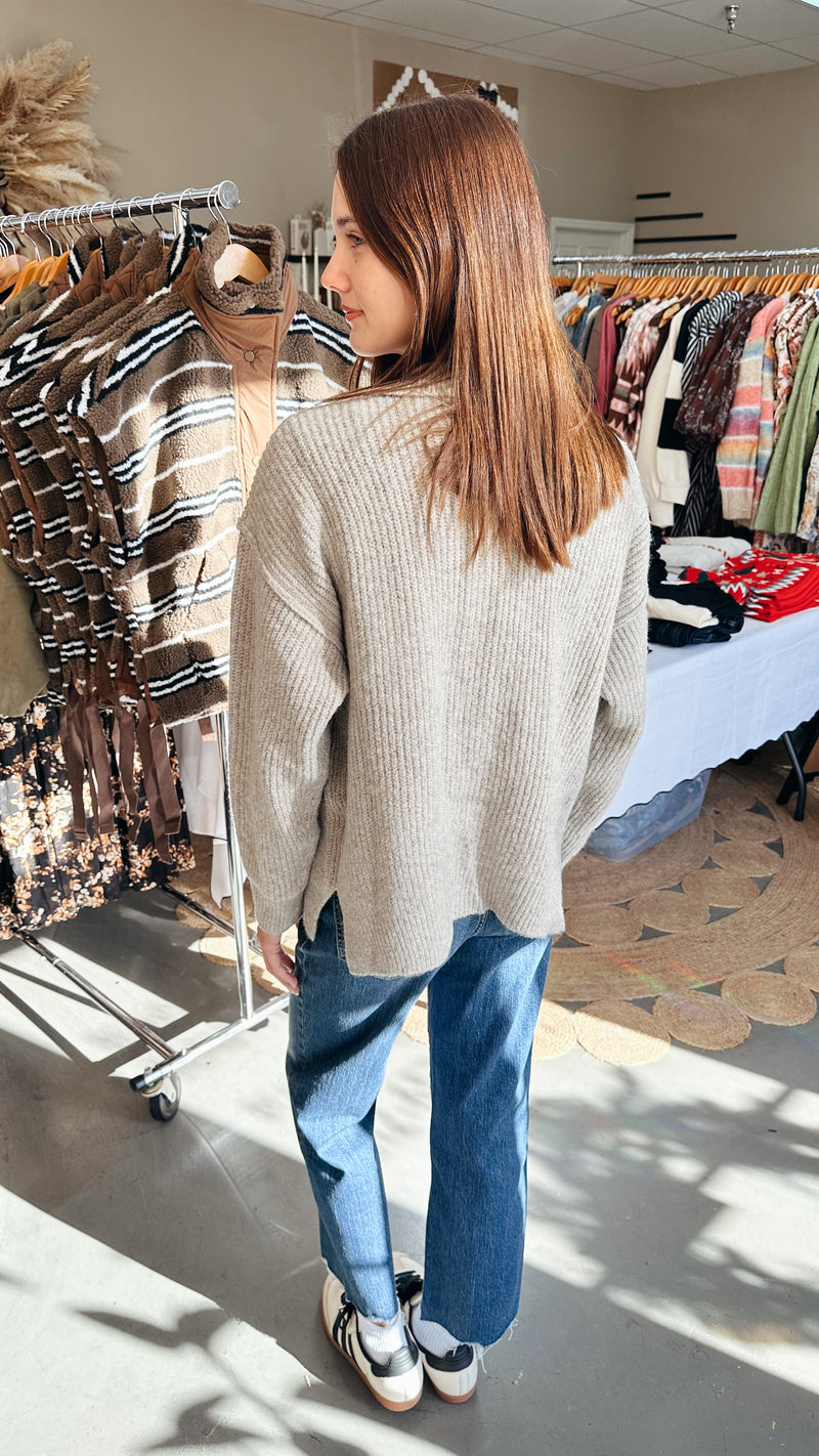 Basic Pocket Cardigan