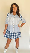 Bonny Plaid Mini Dress