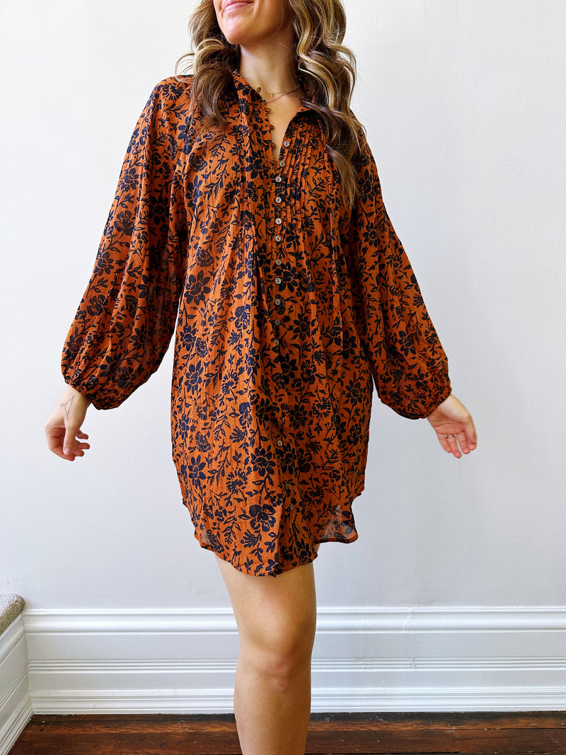 Midnight Pumpkin Tunic Dress