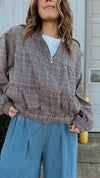 Plaid Bomber Jacket