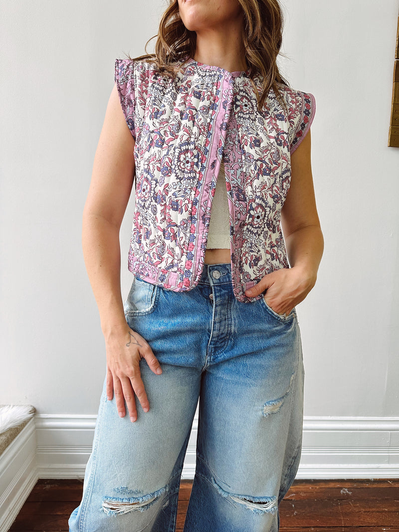 Lila Quilted Vest