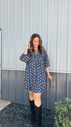 Reese Printed Babydoll Dress