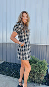 Holiday Plaid Mini Dress
