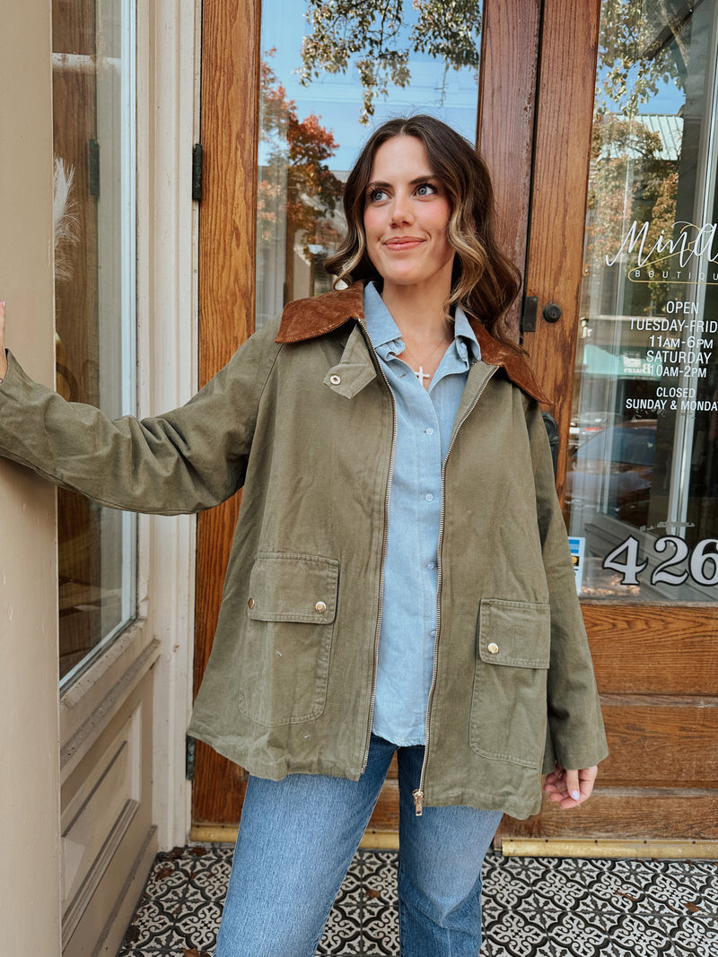 Chore Jacket in Olive