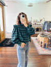 Pine Plaid Blouse