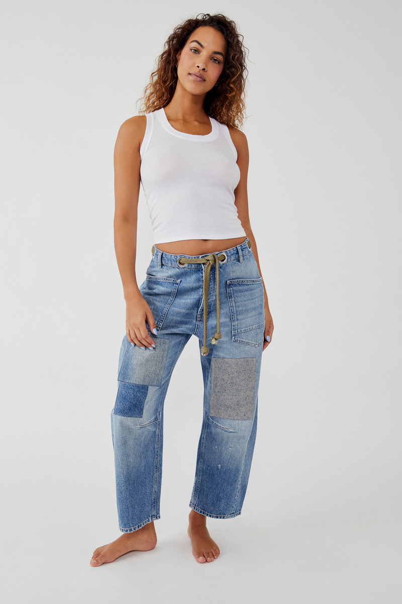 Moxie Low Slung Barrel Jean