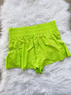 Get Your Flirt on Short in Disco Lime