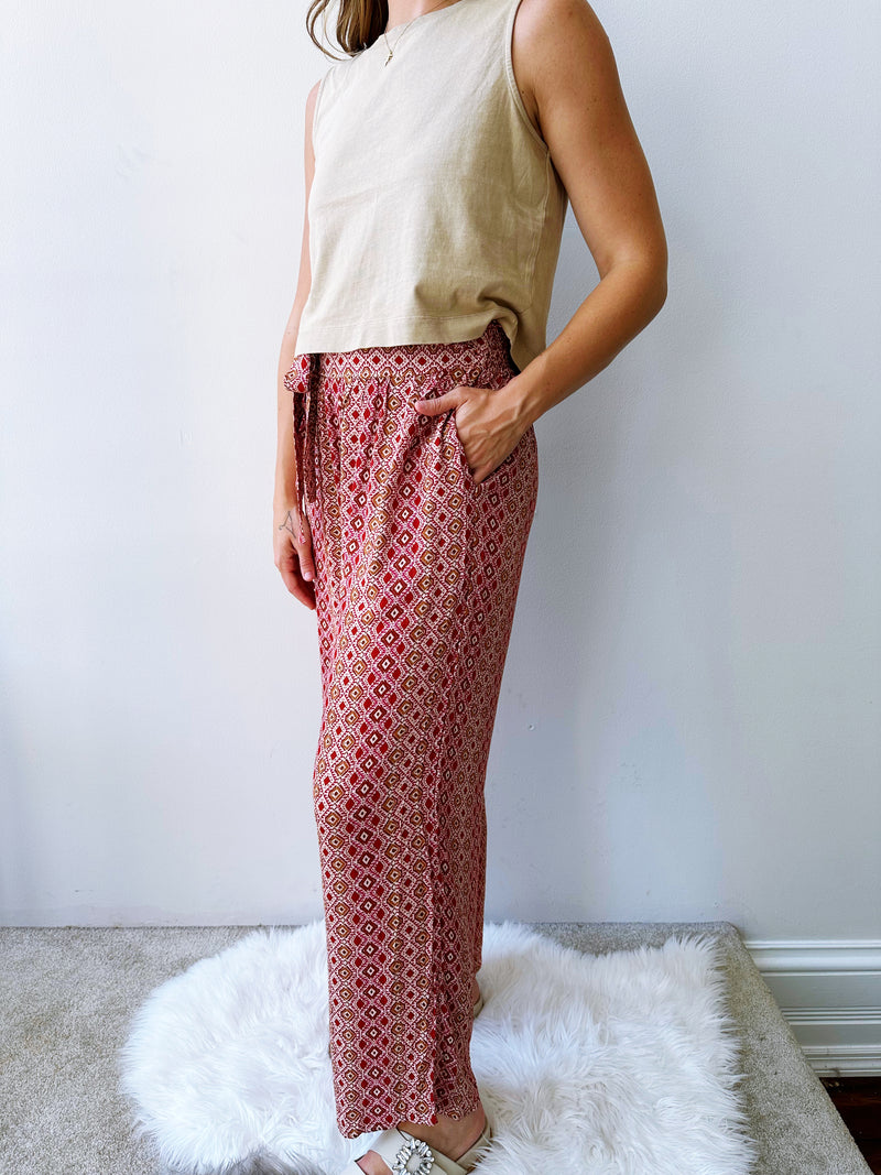 Persian Printed Wide Leg Pant