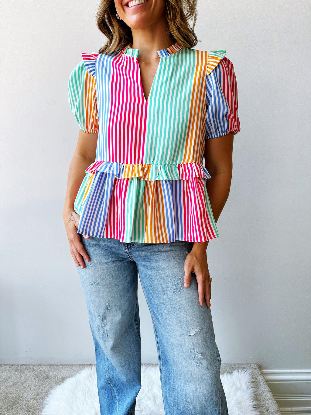 Carnivale Striped Blouse