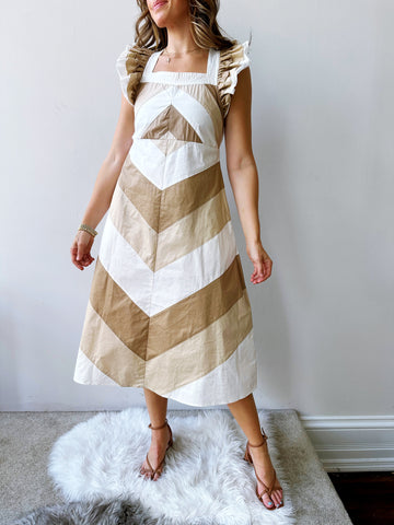Gigi Vintage Wash Seamed Maxi Dress