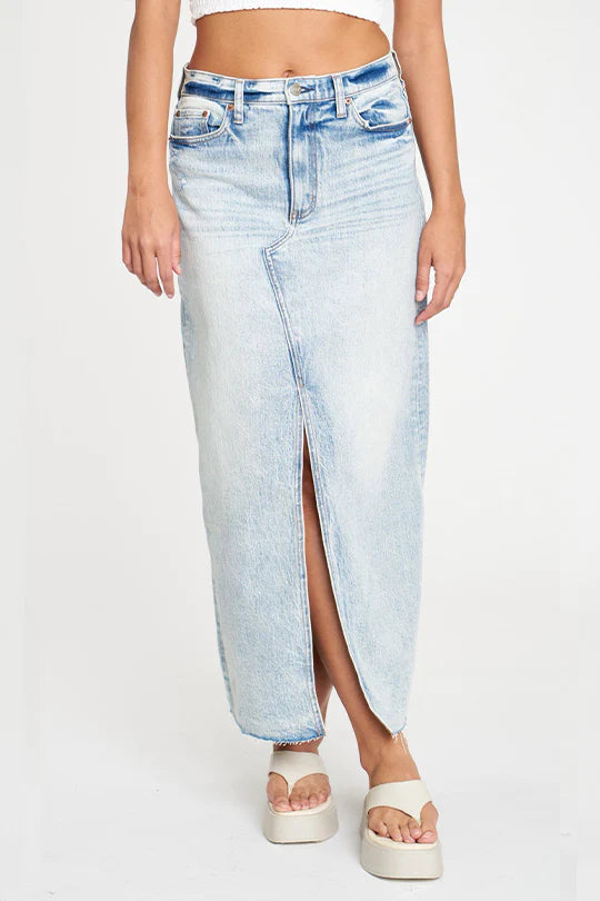 Girl Next Door Denim Midi